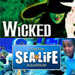 Book Wicked + FREE Entry to the SEA LIFE London Aquarium Tickets