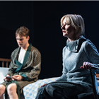 Jane Horrocks in The Room/Victoria Station/ Family Voices at The Harold Pinter Theatre, London. Photo credit: Marc Brenner
