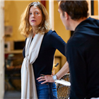 Anna Gunn at rehearsals for The Night of the Iguana at the Noel Coward Theatre. Photo credit: Brinkhoff Moegenburg
