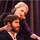 Jake Gyllenhaal and Annaleigh Ashford in Sunday in the Park with George at the Hudson Broadway

