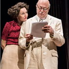 Roger Allam and Nancy Carroll in The Moderate Soprano at the Duke of York's Theatre.
