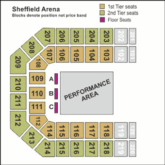 FlyDSA Arena Sheffield Seating Plan