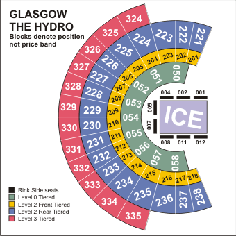 Glasgow The SSE Hydro Seating Plan