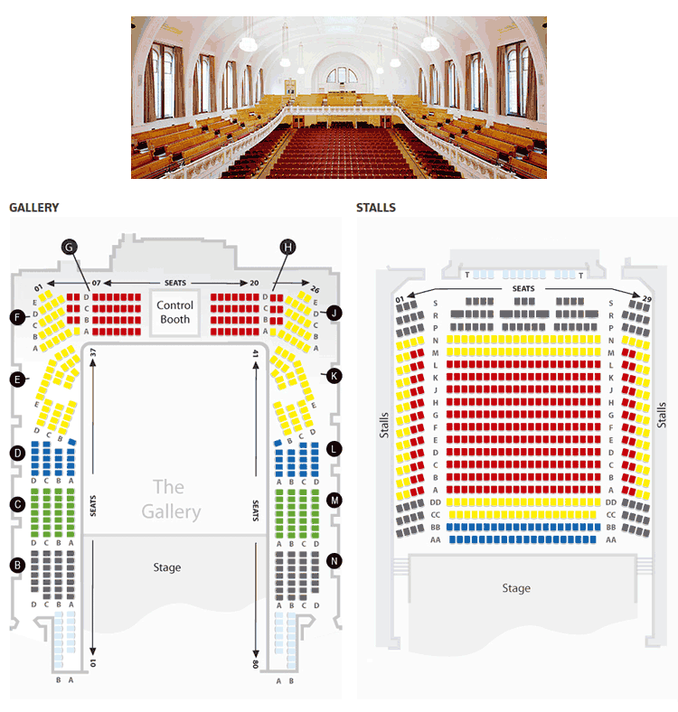 Cadogan Hall Seating Plan