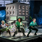 Seyi Omooba, Renee Lamb and Christina Modestou in Little Shop of Horrors at the Regent's Park Open Air Theatre (by Johan Persson)
