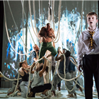 The cast of A Monster Calls at the Old Vic Theatre, London. Photo credit: Manuel Harlan
