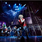 Andrew Polec as Strat and the company of Bat Out Of Hell - The Musical. Credit: Specular.
