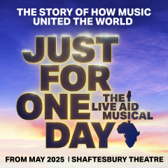 Book Just For One Day - The Live Aid Musical Tickets