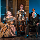 Anne Reid (Lady Hunstanton), Emma Fielding (Mrs Allonby), Wiliam Gaunt (Rev Daubney) and Harry Lister Smith (Gerald Arbuthnot) in A Woman of No Importance. Photo by Marc Brenner 
