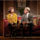 Elizabeth McGovern and Matthew Broderick in The Starry Messenger at Wyndhams Theatre. Photo credit: Marc Brenner.
