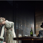 Jeremy Irons and Lesley Manville in Long Day's Journey Into Night. Credit: Hugo Glendinning.
