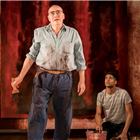 Alfred Molina and Alfred Enoch in Red at Wyndham's Theatre. Photo by Johan Persson.
