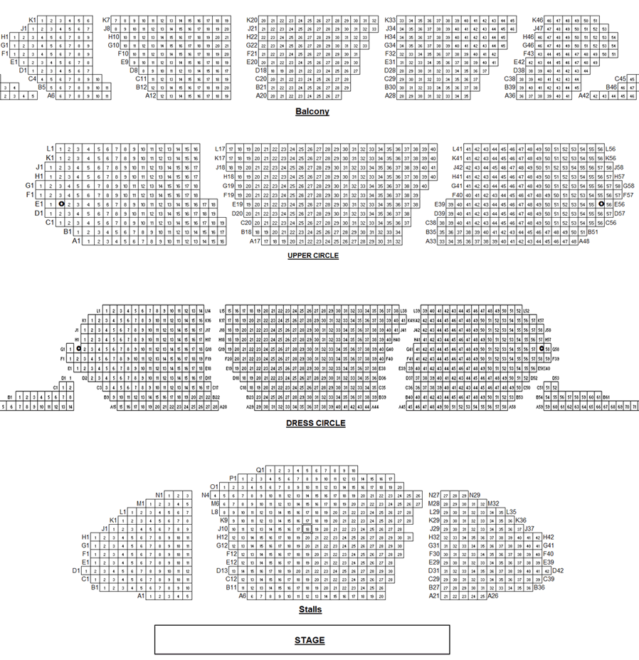 London Coliseum Seating Plan