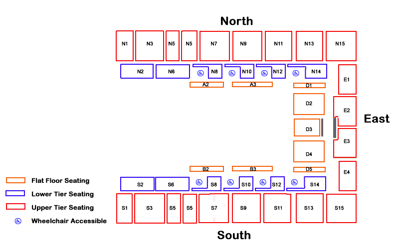 Wembley Arena Seating Plan