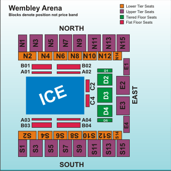 Wembley Arena  Seating Plan