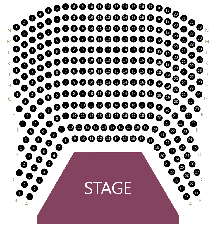 The Other Palace (formerly St James Theatre) Seating Plan