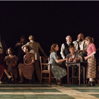 The cast of Girl From the North Country at the Noel Coward Theatre, London
