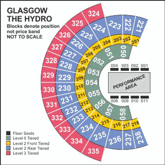Seating Chart Hydro Glasgow