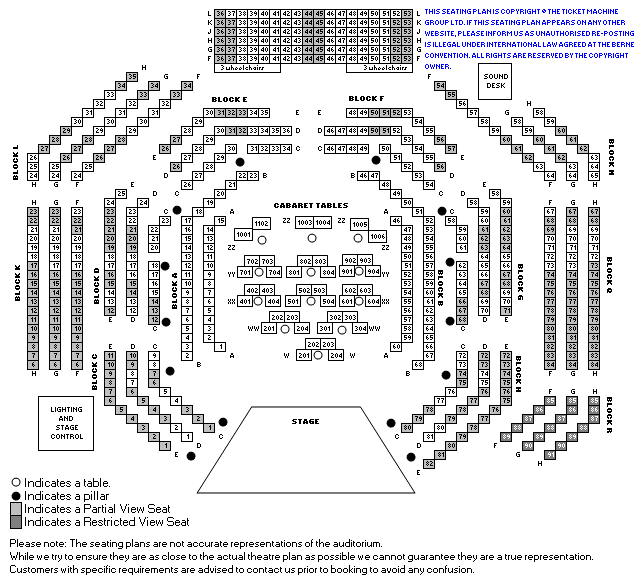Marble Arch Theatre Seating Plan