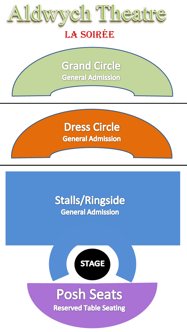 Aldwych Theatre Seating Plan