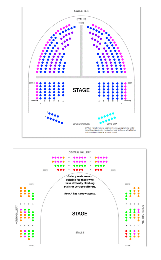 London County Hall Seating Plan