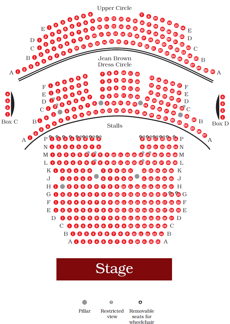 Theatre Royal Stratford East Seating Plan
