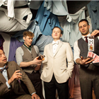 M. Lambourne, S. Hunt, M. Krupski and J. Lawrence in The Great Gatsby at Gatsby's Drugstore, London.
